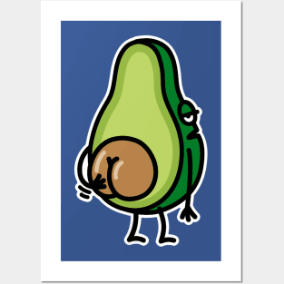 avocado seed fat Posters and Art